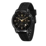 Maserati Black Silicone Quartz Fashion Men's Watch  R8871621011 - Watches of America