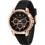 Maserati Successo Rose Gold PVD Men's Watch  R8871621012 - Watches of America