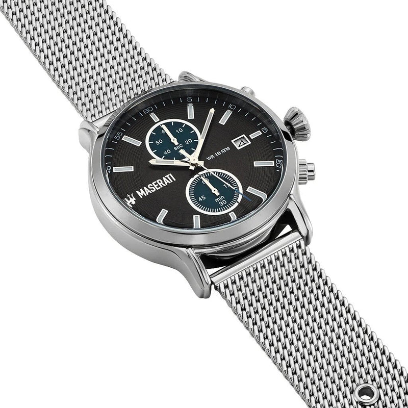 Maserati Epoca Grey/Blue Dial Chronograph Men's Watch R8873618003