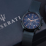 Maserati Epoca Analog Blue Dial Men's Watch R8873618010 - Watches of America #6