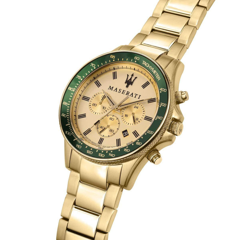 Maserati Sfida Analog Yellow Dial Men's Watch R8873640005 - Watches of America #4
