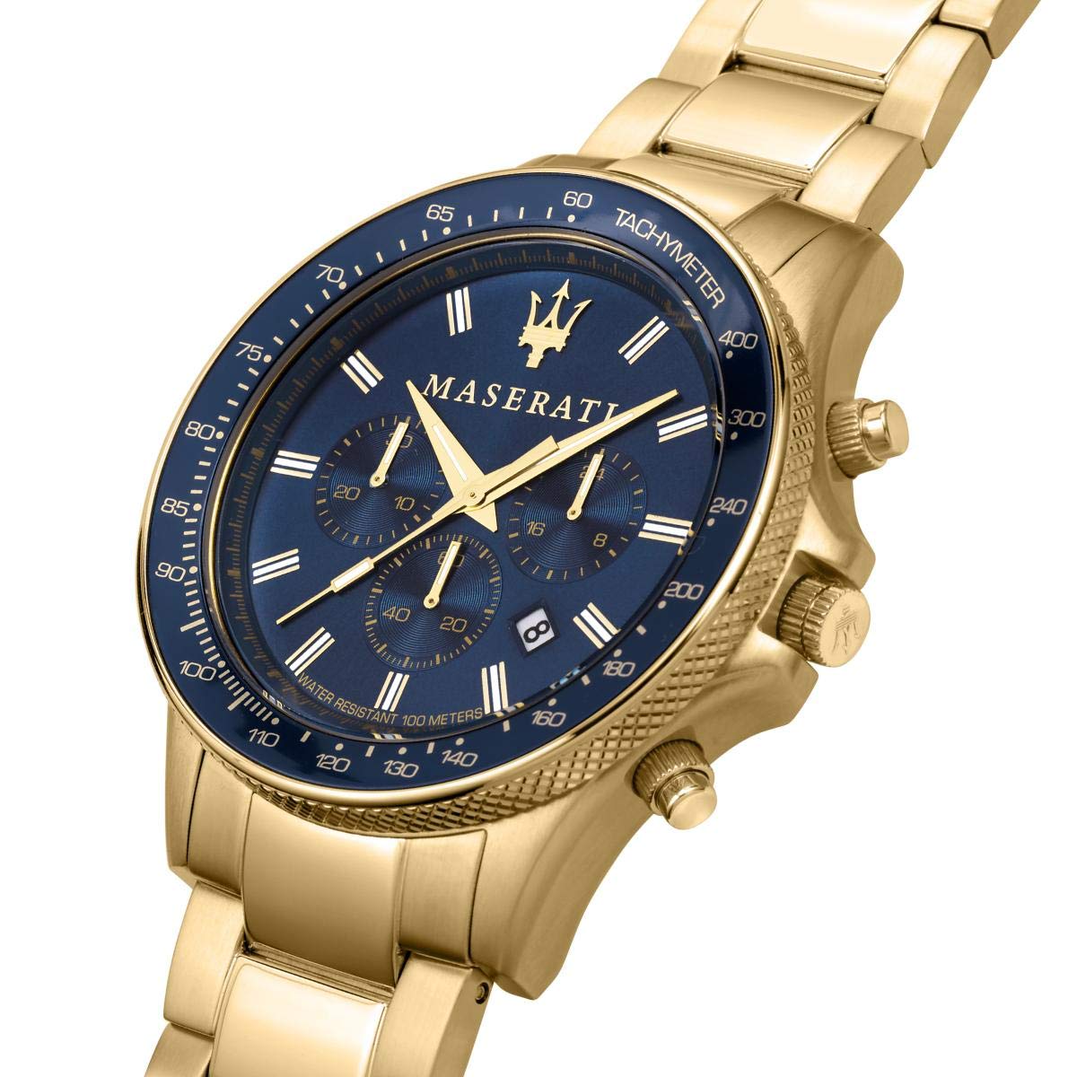 R8873640008 Analog of Watch Watches Dial Men\'s Maserati Blue America – Sfida