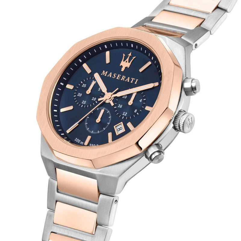 Maserati Stile Analog Blue Dial Men's Watch R8873642002 - Watches of America #4