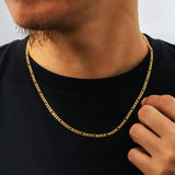 Big Daddy 5mm Gold Figaro Chain