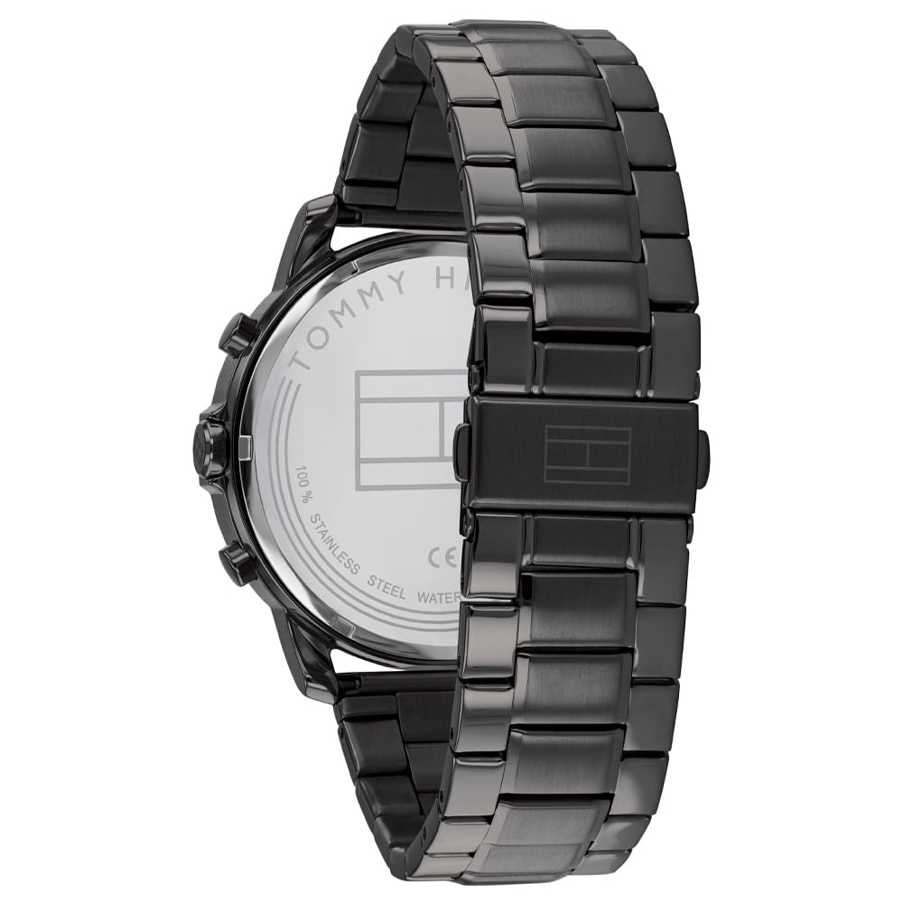 Tommy hilfiger discount black men's watch