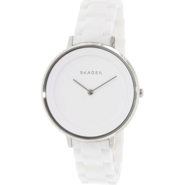 Skagen Ditte White Ceramic Bracelet Ladies Watch  SKW2300 - Watches of America