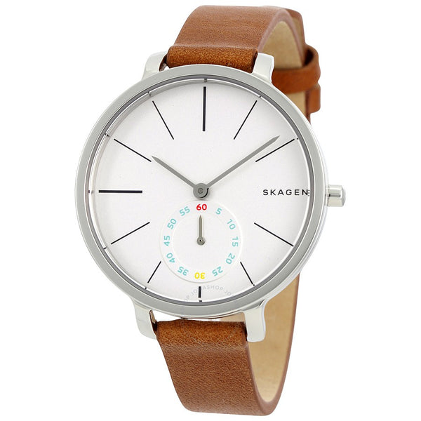 Skagen Hagen Reloj de cuarzo para mujer con esfera blanca SKW2434