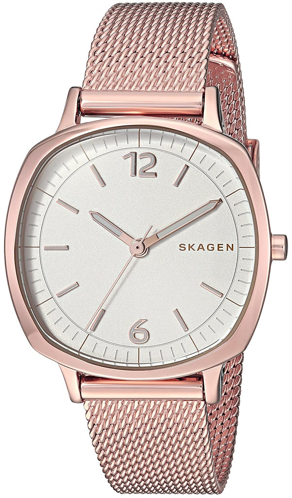 Skagen Rungsted Rose Gold Steel Mesh Women's Watch  SKW2629 - Watches of America