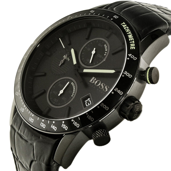 Reloj Hugo Boss Classic con esfera negra para hombre 1513389