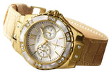 Guess Beige Multifunction Leather Women's Watch  U0775L2 - Watches of America