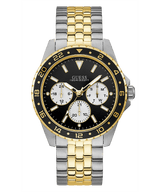 Guess Garrett Chronograph Gold Stainless Steel Men's Watch  W1107G6 - Watches of America