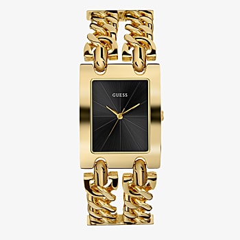 GUESS GOLD TONE CASE GOLD TONE STAINLESS STEEL Women's Watch  U1117L5 - Watches of America