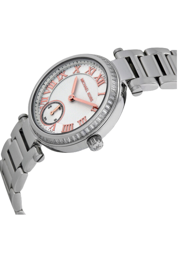 Michael Kors Skylar Silver Dial Stainless Steel Ladies Watch MK5970