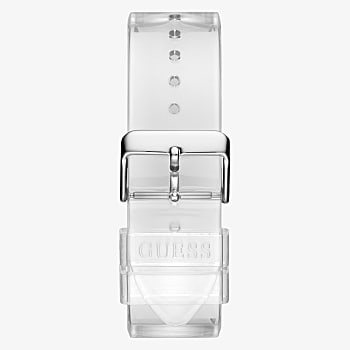 Guess J Balvin Clear Strap Men's Watch V1051M1 – Watches of America