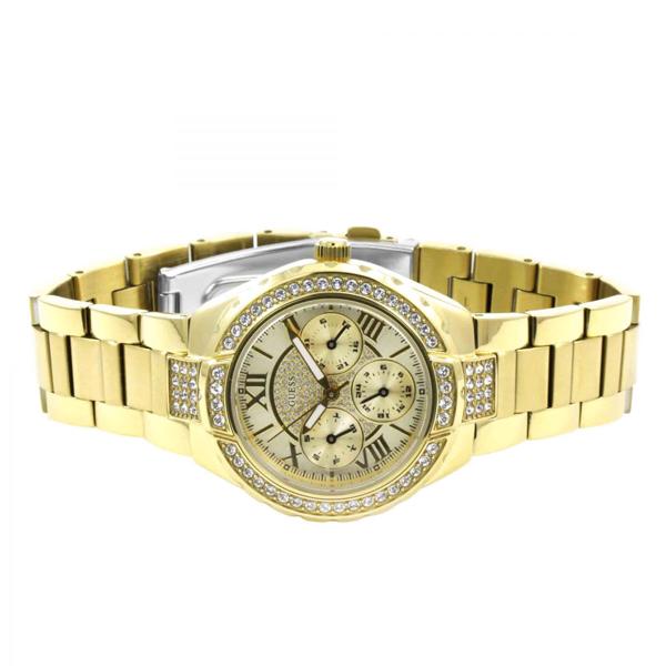 Guess Sparkling Hi-Energy Gold-Tone Women's Watch W0111L2 - Watches of America #2