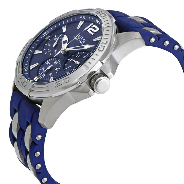 Guess Oasis Reloj cronógrafo para hombre con esfera azul W0366G2