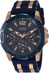 Reloj Guess Oasis Azul Dial Goma Azul Hombre W0366G4
