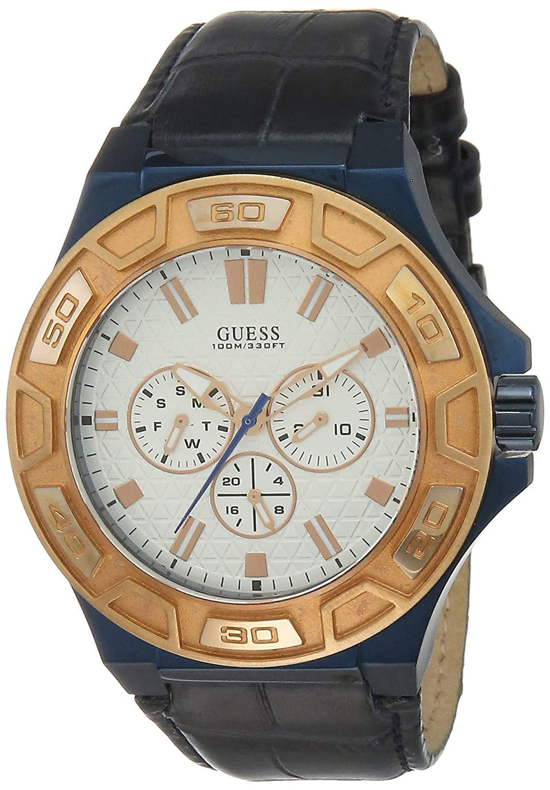 Guess Analog White Dial Men's Watch  W0674G7 - Watches of America