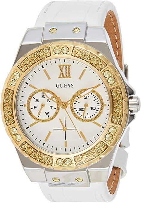 Guess Limelight White Dial Multi-function Women's Watch  W0775L8 - Watches of America