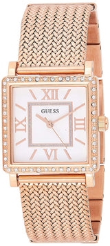Guess Analog White Dial Women's Watch  W0826L3 - Watches of America
