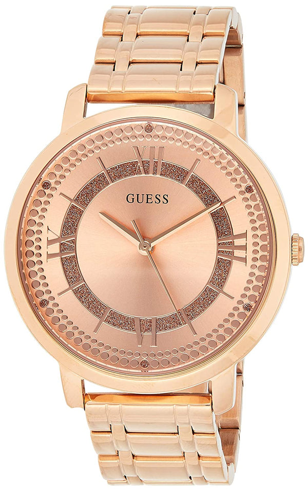 Guess Analog Rose Gold Dial Women's Watch  W0933L3 - Watches of America