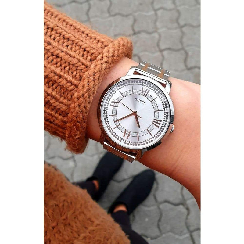 Guess Quartz Silver Dial Women's Watch W0933L6 - Watches of America #6