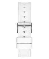 Guess Women's Analog Casual White Silicone Strap Women's Watch W1234L1 - Watches of America #3