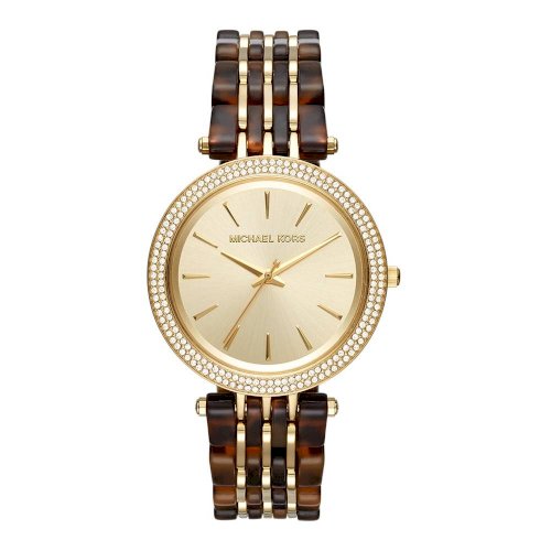 Michael Kors Darci Gold Dial Acetate Strap Ladies Watch  MK4326 - Watches of America
