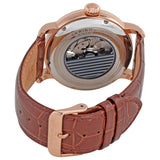 Akribos Manual Wind Skeleton Dial Rose Gold-Tone Men's Watch #AK540RG - Watches of America #3