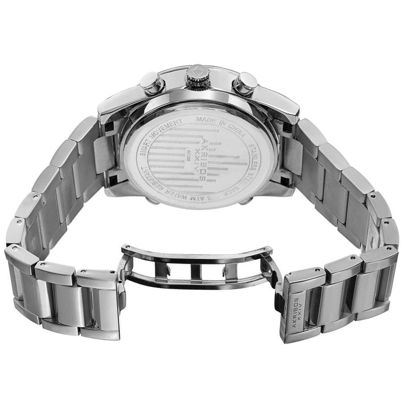 Akribos XXIV  Quartz Blue Dial Men's Smart Watch #AK1095SSBU - Watches of America #4