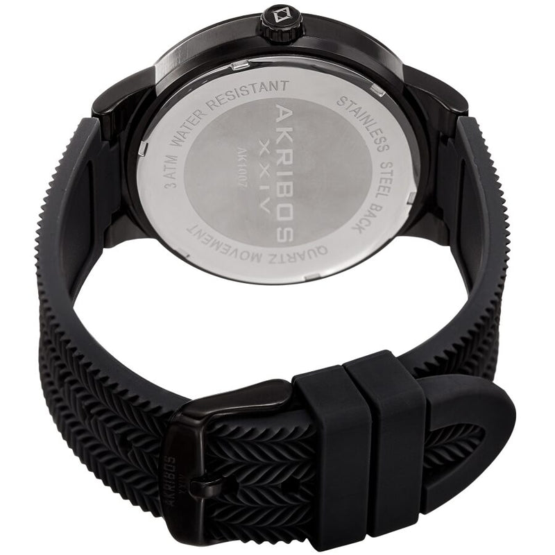 Akribos XXIV Quartz Black Dial Men's Watch #AK1007BK - Watches of America #4