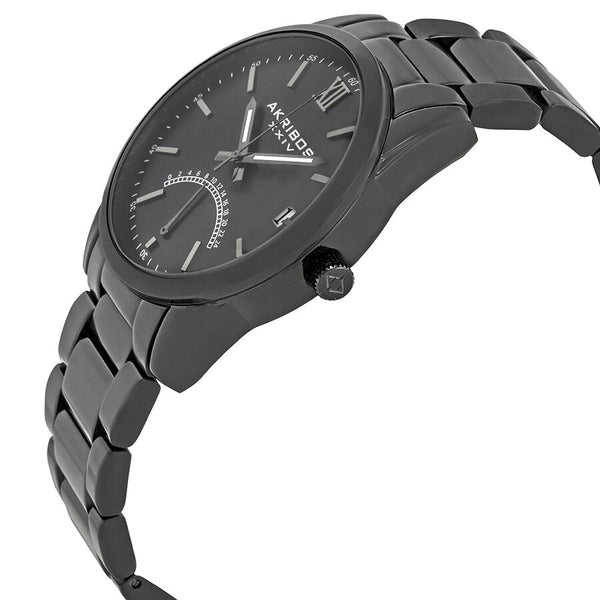 Akribos XXIV Black Dial Black Ion-plated Men's Watch #AK962BK - Watches of America #2