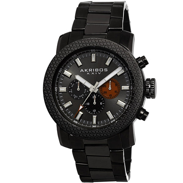 Akribos XXIV Black Men's Watch #AK684BK - Watches of America