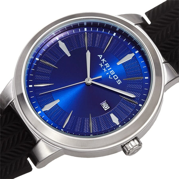 Akribos XXIV Blue Dial Men's Watch #AK1007SSBU - Watches of America #2