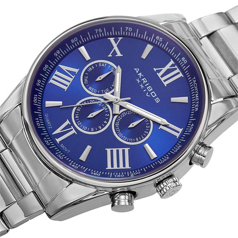 Akribos XXIV Blue Dial Men's Watch #AK736BU - Watches of America #2