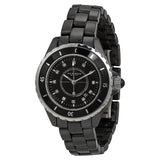 Akribos XXIV Ceramic Black Dial Ladies Watch #AK485BK - Watches of America