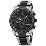 Akribos XXIV Chronograph Quartz Black Dial Men's Watch #AK1072TTB - Watches of America