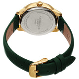 Akribos XXIV Green Dial Green Leather Ladies Watch #AK1089GN - Watches of America #4