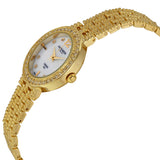Akribos XXIV Mother of Pearl Dial Gold-tone Alloy Ladies Watch #AK757YG - Watches of America #2