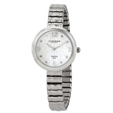 Akribos XXIV Mother of Pearl Diamond Dial Ladies Watch #AK765SS - Watches of America