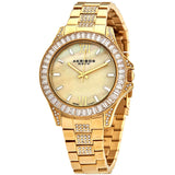 Akribos XXIV Mother of Pearl Dial Ladies Watch #AK670YG - Watches of America