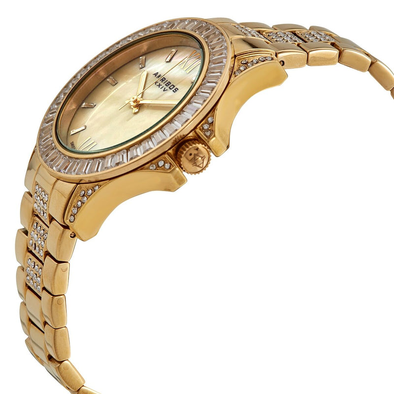 Akribos XXIV Mother of Pearl Dial Ladies Watch #AK670YG - Watches of America #2