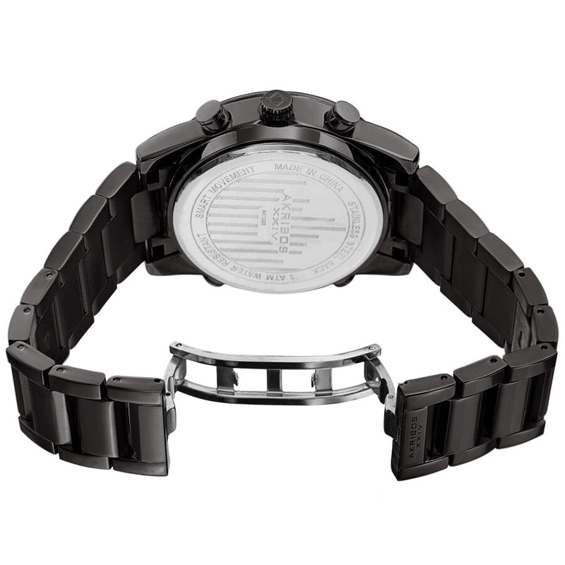 Akribos XXIV Quartz Black Dial Men's Smart Watch #AK1095BK - Watches of America #4