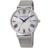 Akribos XXIV Quartz Silver Dial Men's Watch #AK1110SS - Watches of America