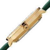 Akribos XXIV Quartz White Dial Green Leather Ladies Watch #AK1093GN - Watches of America #3