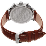 Akribos XXIV Silver Dial Dual Time Men's Watch #AK1023SSBR - Watches of America #3