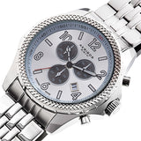 Akribos XXIV Silver Dial Stainless Steel Men's Watch #AK659SS - Watches of America #2