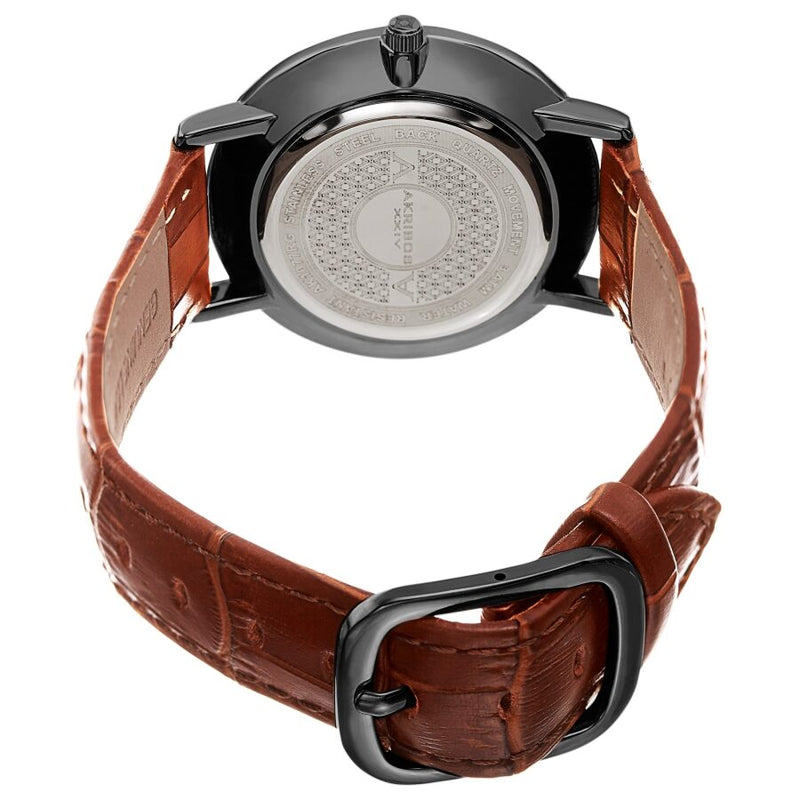 Akribos XXIV Quartz Silver Dial Men's Watch #AK1077GNBR - Watches of America #4