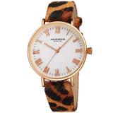Akribos XXIV Quartz White Dial Ladies Watch #AK1080RG - Watches of America