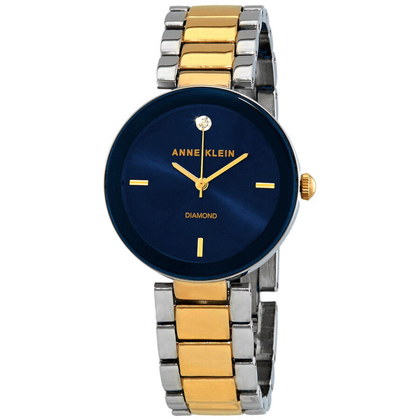 Anne Klein Blue Dial Ladies Watch #AK/1363NVTT - Watches of America